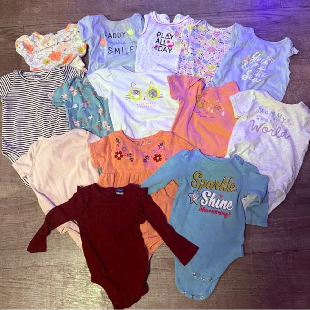 12 months baby girls closet purge